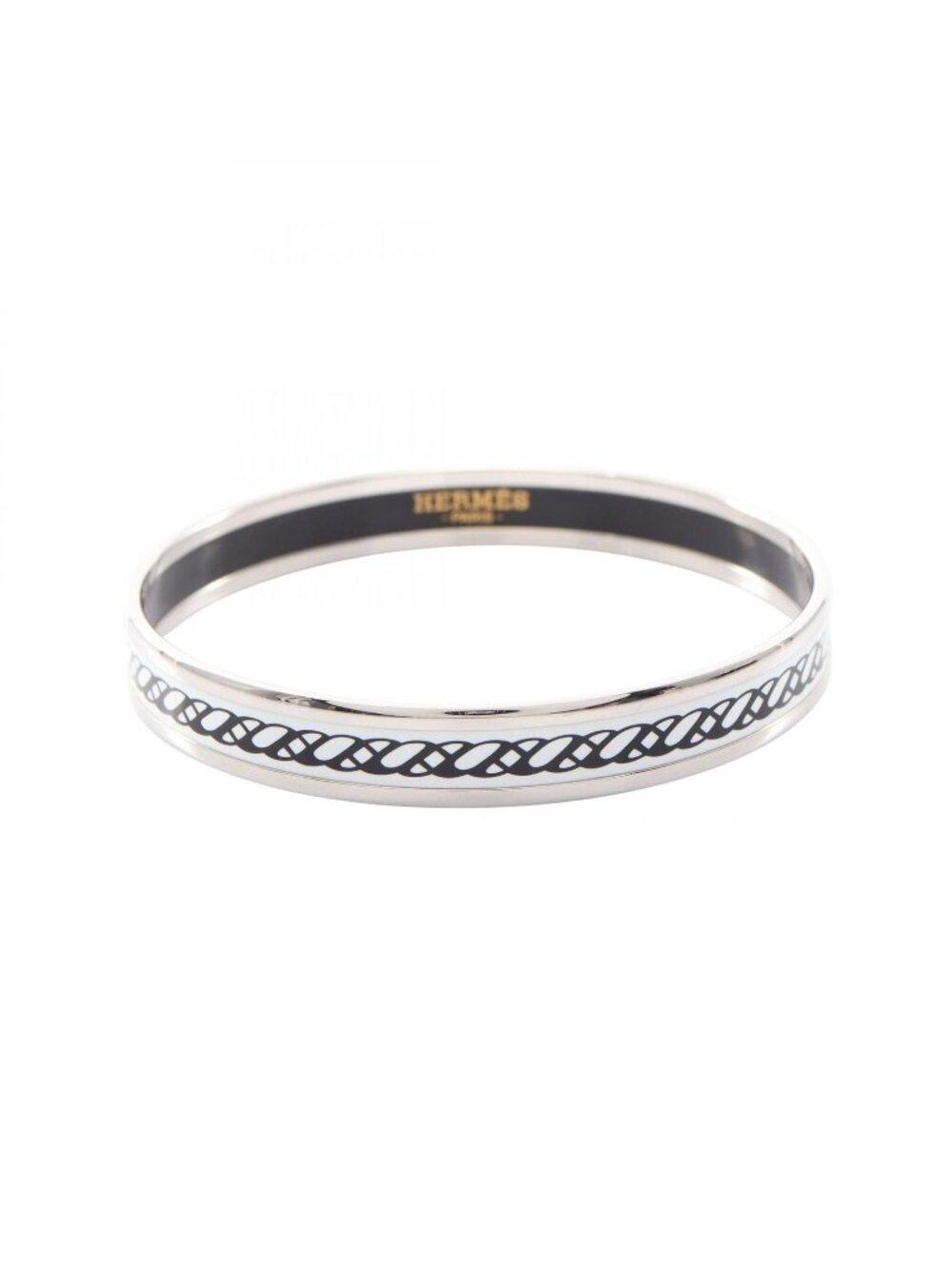 Hermes Bangle Enamel PM Celtic Knot Bracelet